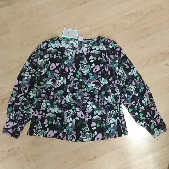 Ichi Ihcrazto Multi Flower Top Shirt Blouse S 36 - Picture 3 of 14